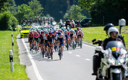 Bereits letztes Jahr f&uuml;hrte im Rahme der sechsten Etappe der Tour de Suisse die Fahrer durch Balzers.