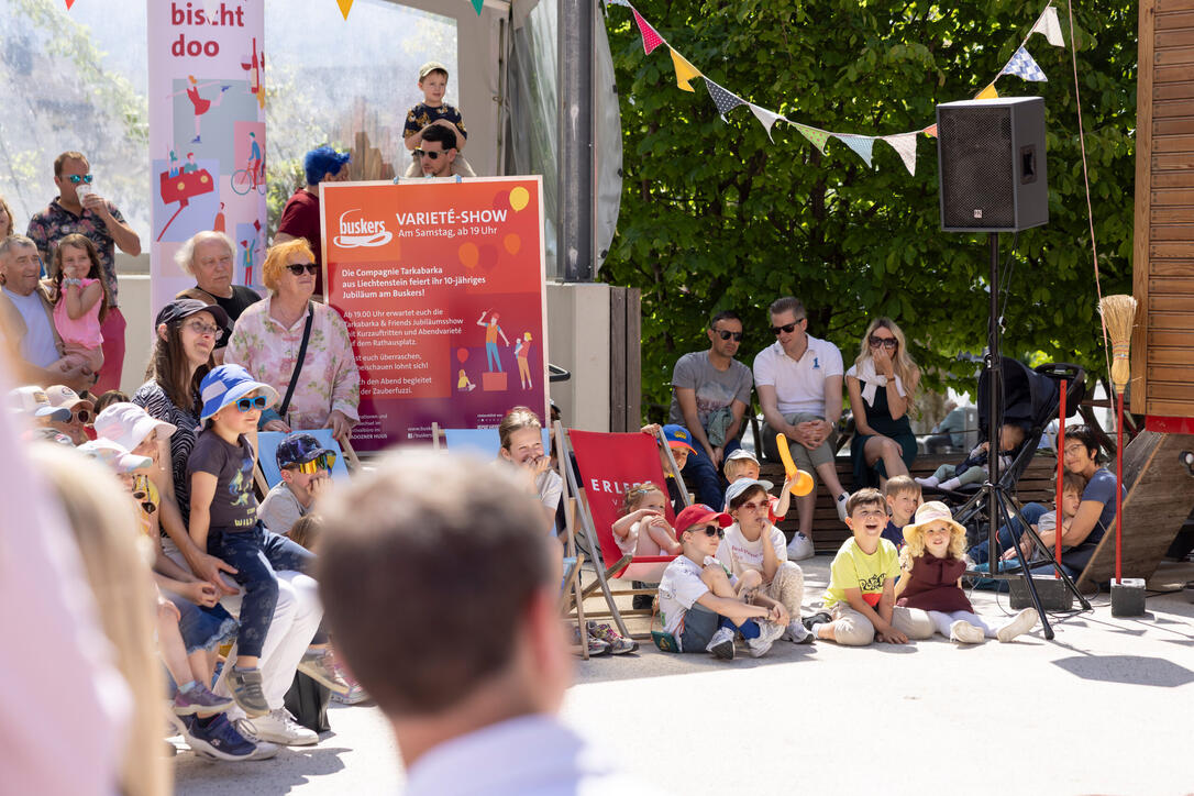 Buskers Strassenkunstfestival in Vaduz