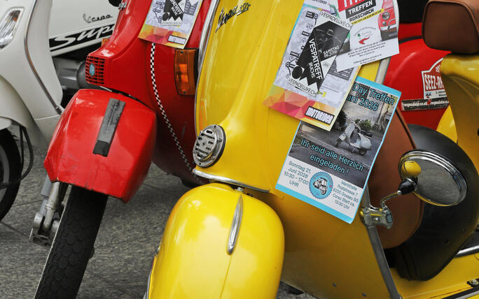 Vespa-Treff in Buchs