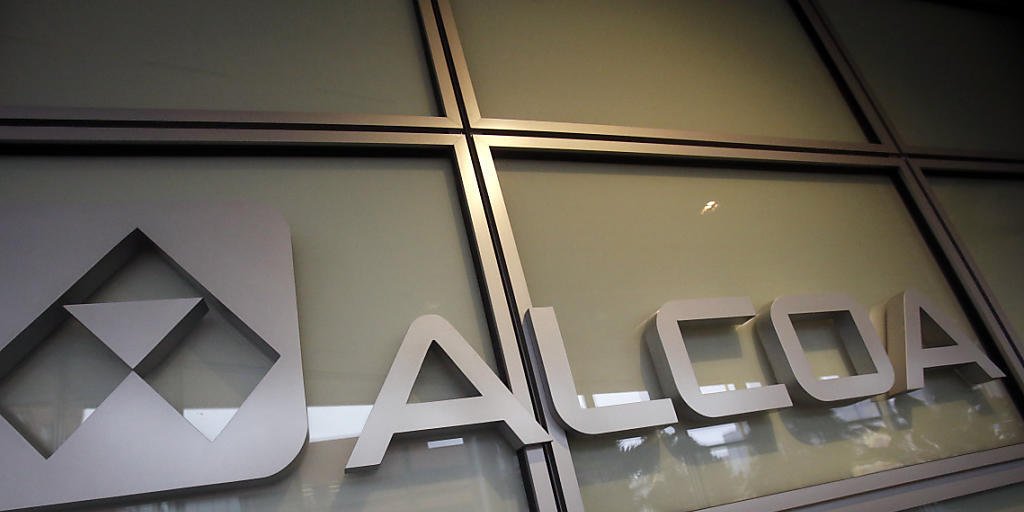Das Alcoa-Logo am Hauptsitz der Firma in Pittsburgh. (Archiv)