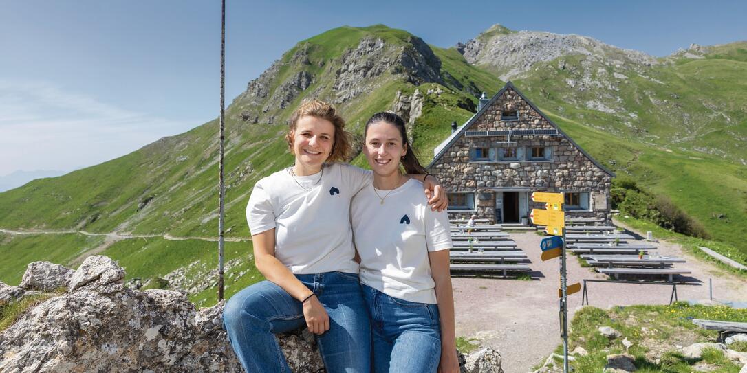 Sophia Sandkühler und Stefanie Ritter sind die neuen Pächterinnen der Pfälzerhütte.