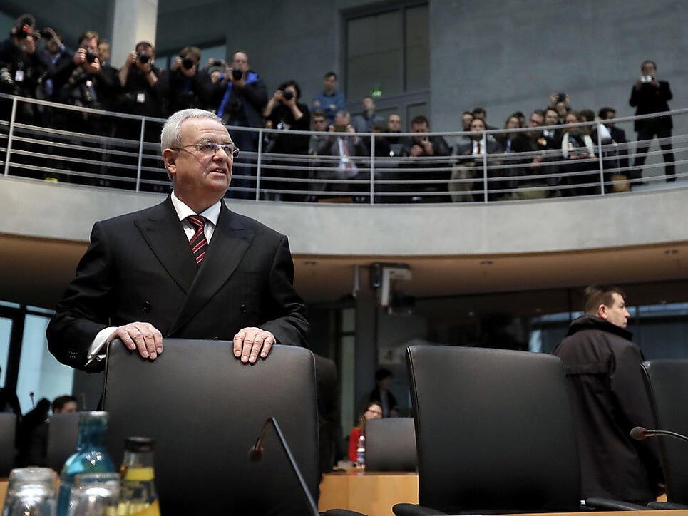 Das US-Justizministerium beschuldigt Volkswagens ehemaligen Konzernchef Martin Winterkorn der Mittäterschaft im Abgasskandal. (Archivbild)