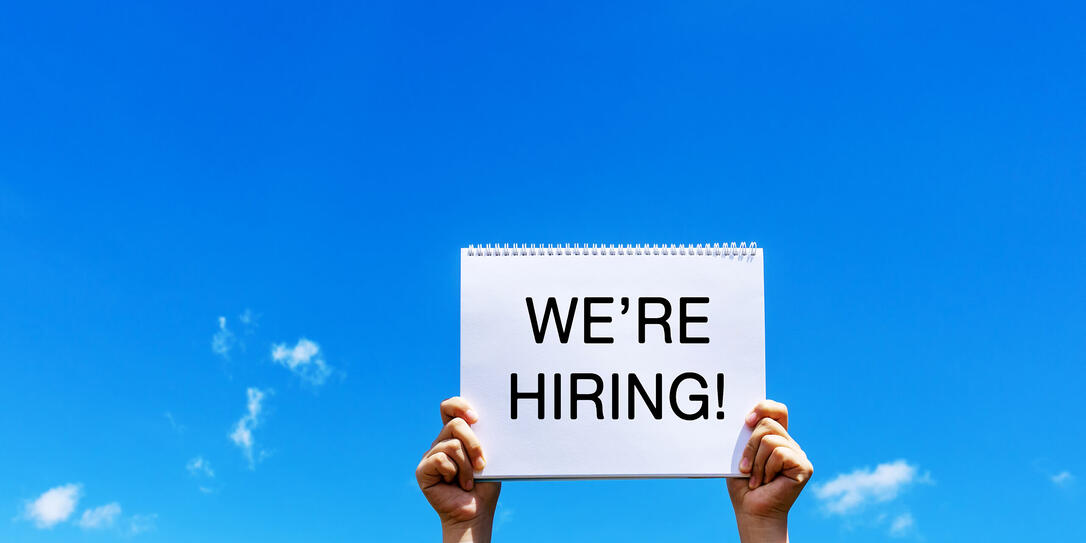 We're are hiring announcement We're are hiring announcement
