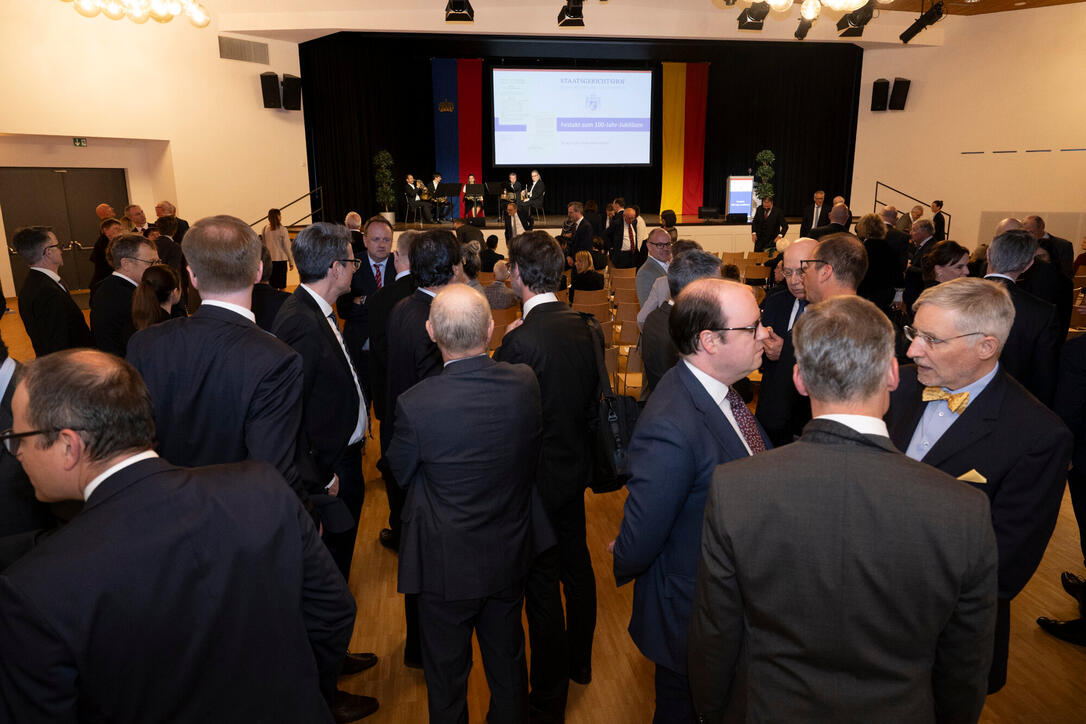 Festakt anl&auml;sslich des 100-Jahr-Jubil&auml;ums des Staatsgerichtshofs
