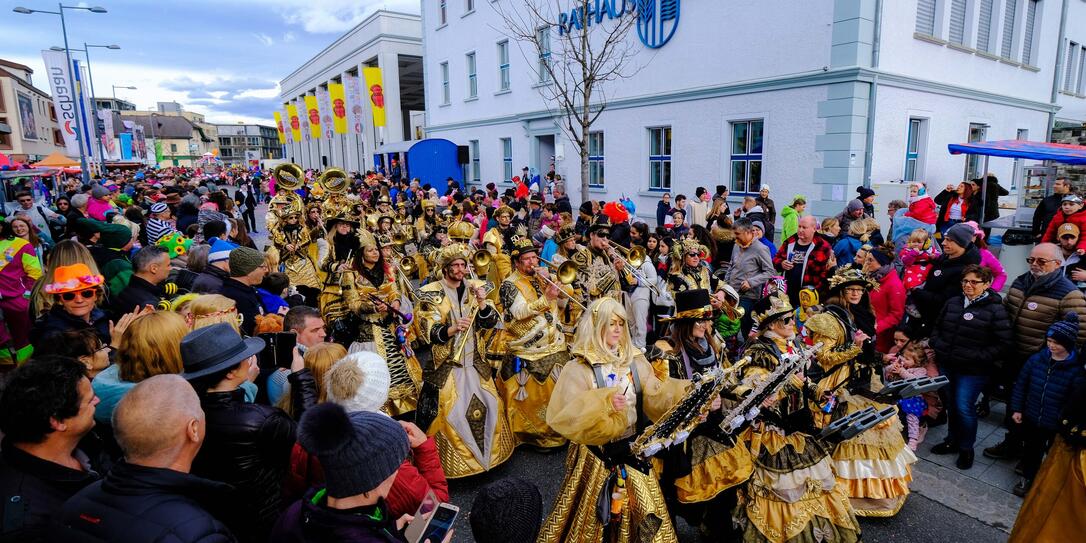 Liechtenstein Schaan Fasnacht 2020 Fasnachtsumzug