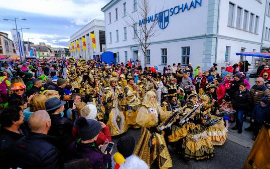 Liechtenstein Schaan Fasnacht 2020 Fasnachtsumzug