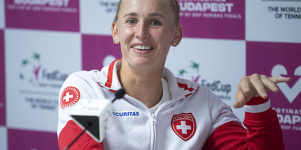 Jil Teichmann kann strahlen: Sie bestreitet neben Belinda Bencic die Einzel gegen Kanada