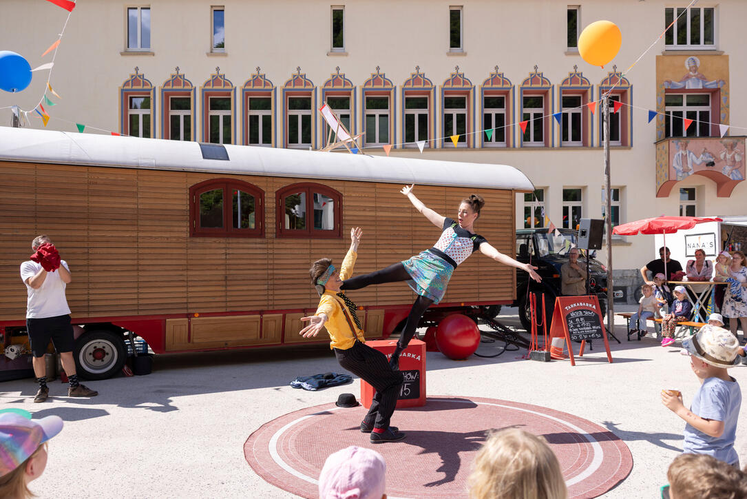 Buskers Strassenkunstfestival in Vaduz