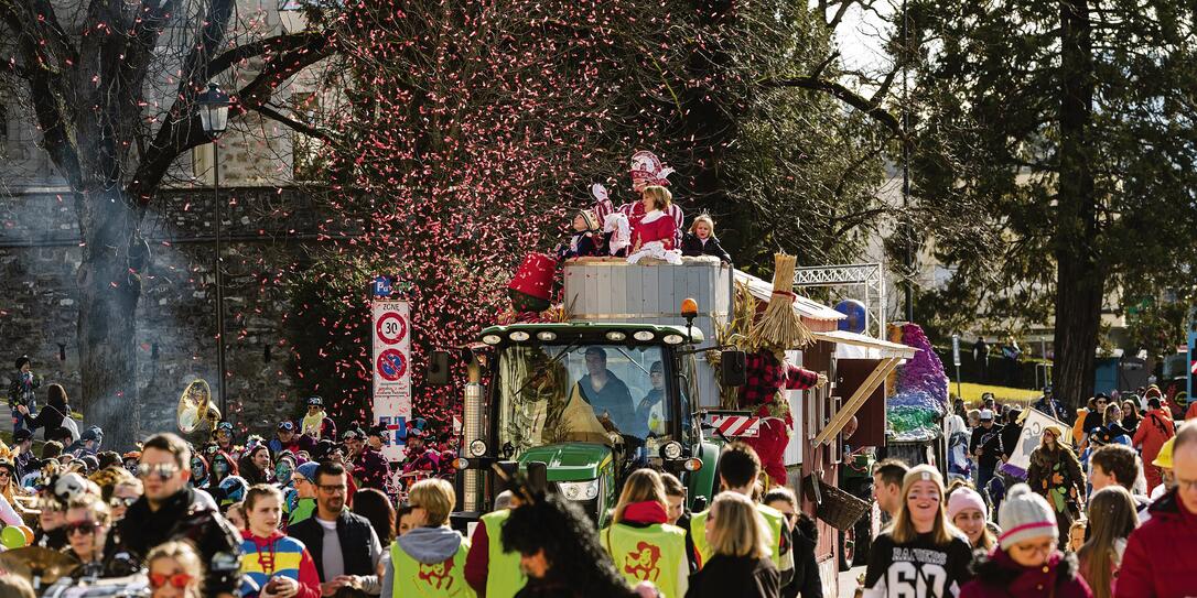 Fasnachtsumzug in Vaduz Fasnachtsumzug in Vaduz