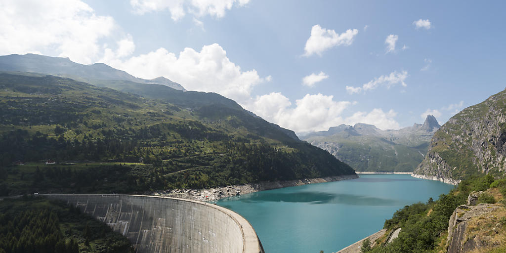 Der Zervreila-Stausee oberhalb der Gemeinde Vals: Hier her soll das Wasser aus dem Lugnez geleitet werden.