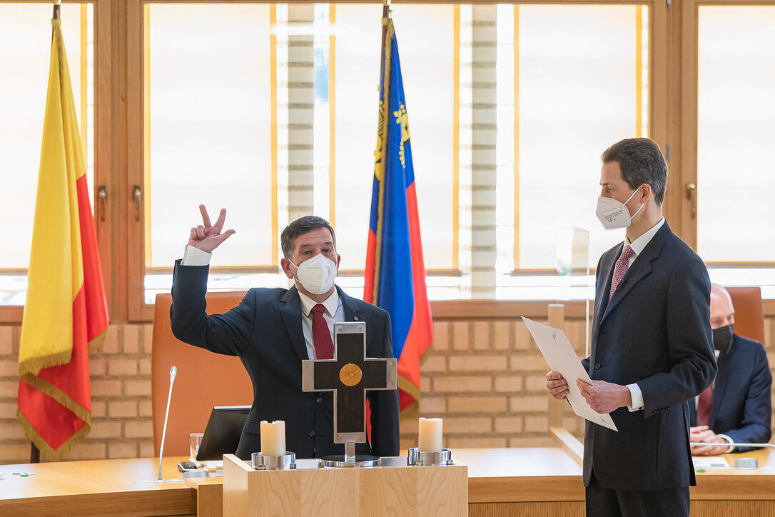 Landtagseröffnung 2021 in Vaduz