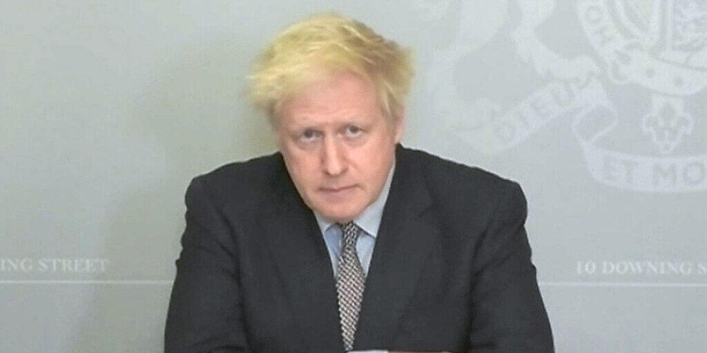 SCREENSHOT - Boris Johnson, Premierminister von Großbritannien, spricht in einer Videokonferenz in der 10 Downing Street. Foto: House Of Commons/PA Wire/dpa - ACHTUNG: Nur zur redaktionellen Verwendung im Zusammenhang mit der aktuellen Berichterstattung und nur mit vollständiger Nennung des vorstehenden Credits SCREENSHOT - Boris Johnson, Premierminister von Großbritannien, spricht in einer Videokonferenz in der 10 Downing Street. Foto: House Of Commons/PA Wire/dpa - ACHTUNG: Nur zur redaktionellen Verwendung im Zusammenhang mit der aktuellen Berichterstattung und nur mit vollständiger Nennung des vorstehenden Credits