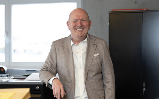 Der Chef mit Karl Laternser der Bewera AG