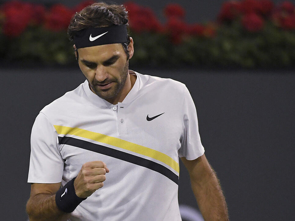 Roger Federer ist auch in Indian Wells nicht zu stoppen. Im Halbfinal trifft er am Samstag auf Aussenseiter Borna Coric (ATP 49).