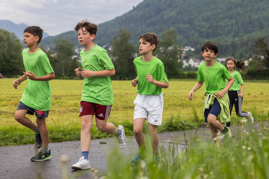 Sponsorenlauf der Primarschule Mauren