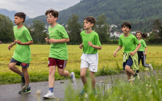 Sponsorenlauf der Primarschule Mauren