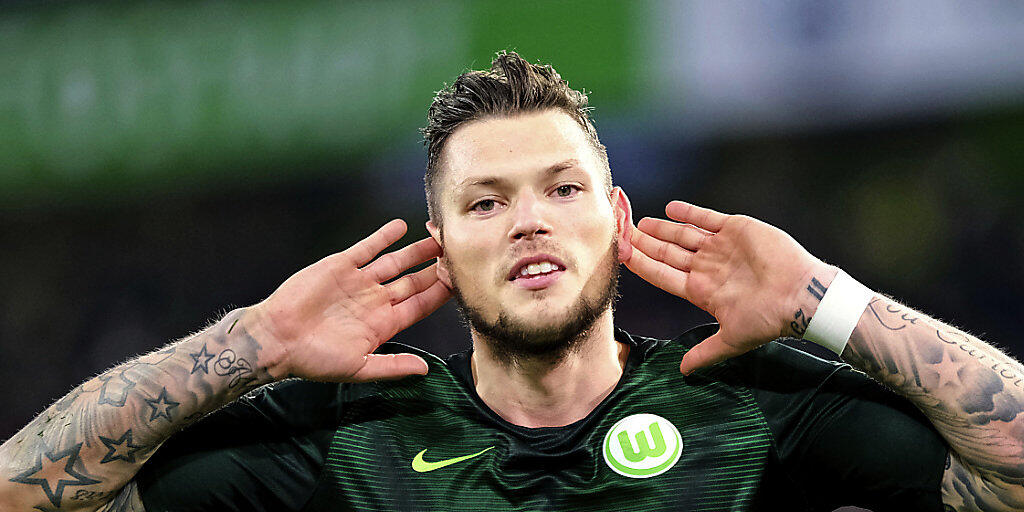 Wolfsburgs Daniel Ginczek traf schon wieder für Wolfsburg