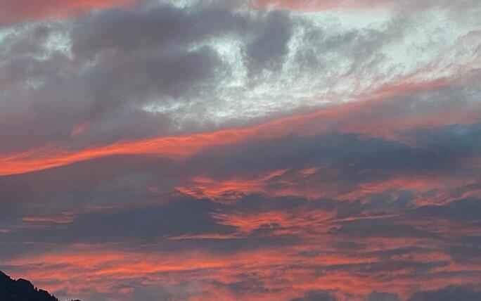 Wolkenmeer mal anders in Balzers