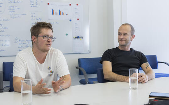 Interview mit Flay in Vaduz