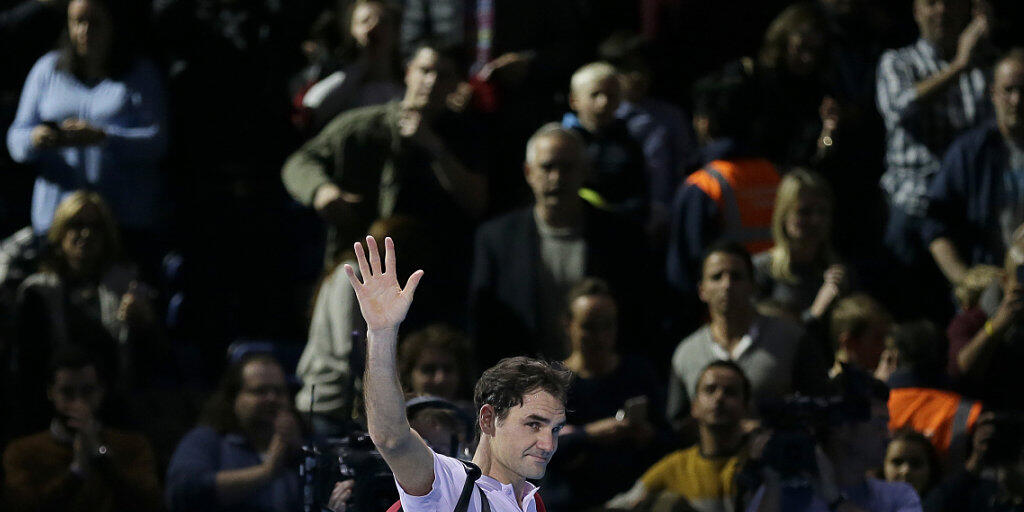 Wiedersehen im neuen Jahr: Roger Federer verabschiedet sich in London von seinen Fans und freut sich auf die nächste Saison