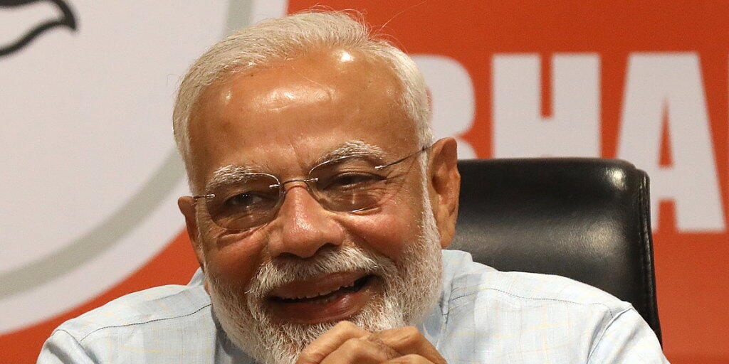 Premierminister Narendra Modi und seine Partei sind ist zuversichtlich, die indische Parlamentswahl gewonnen zu haben. (Archiv)