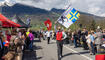 Feierlichkeiten zum Jubiläum bei der alten Rheinbrücke Vaduz–Sevelen