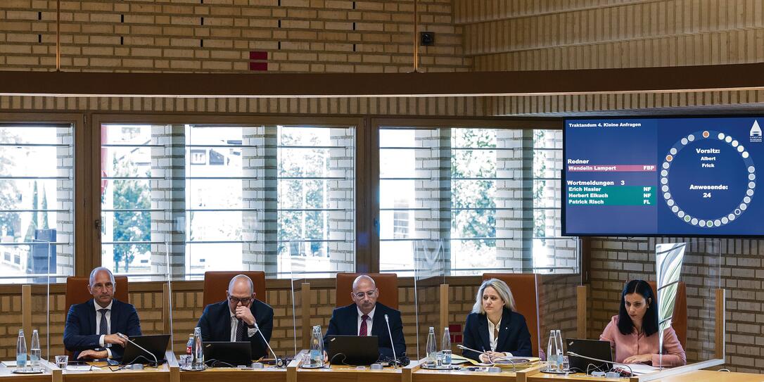 Liechtensteiner Landtag in Vaduz