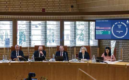 Liechtensteiner Landtag in Vaduz