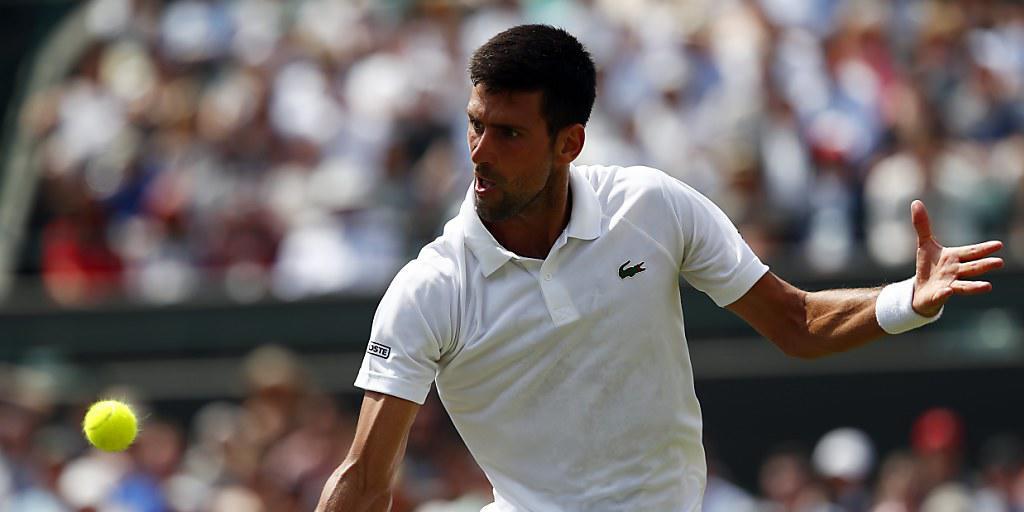 Weiterhin ohne Satzverlust in Wimbledon: Novak Djokovic Weiterhin ohne Satzverlust in Wimbledon: Novak Djokovic