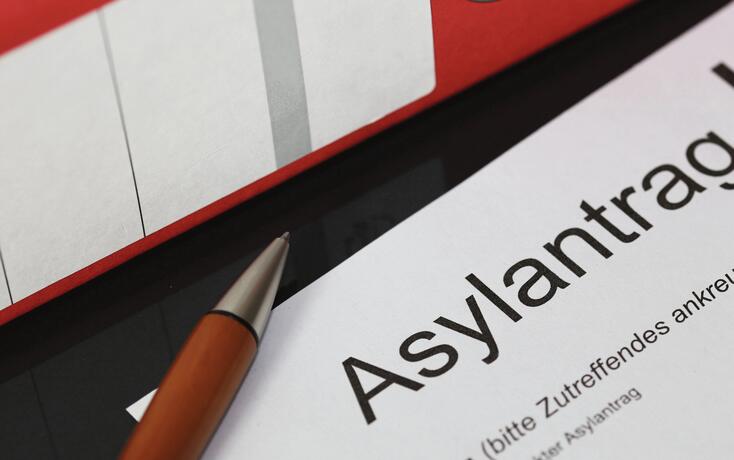 Application form for asylum in Germany