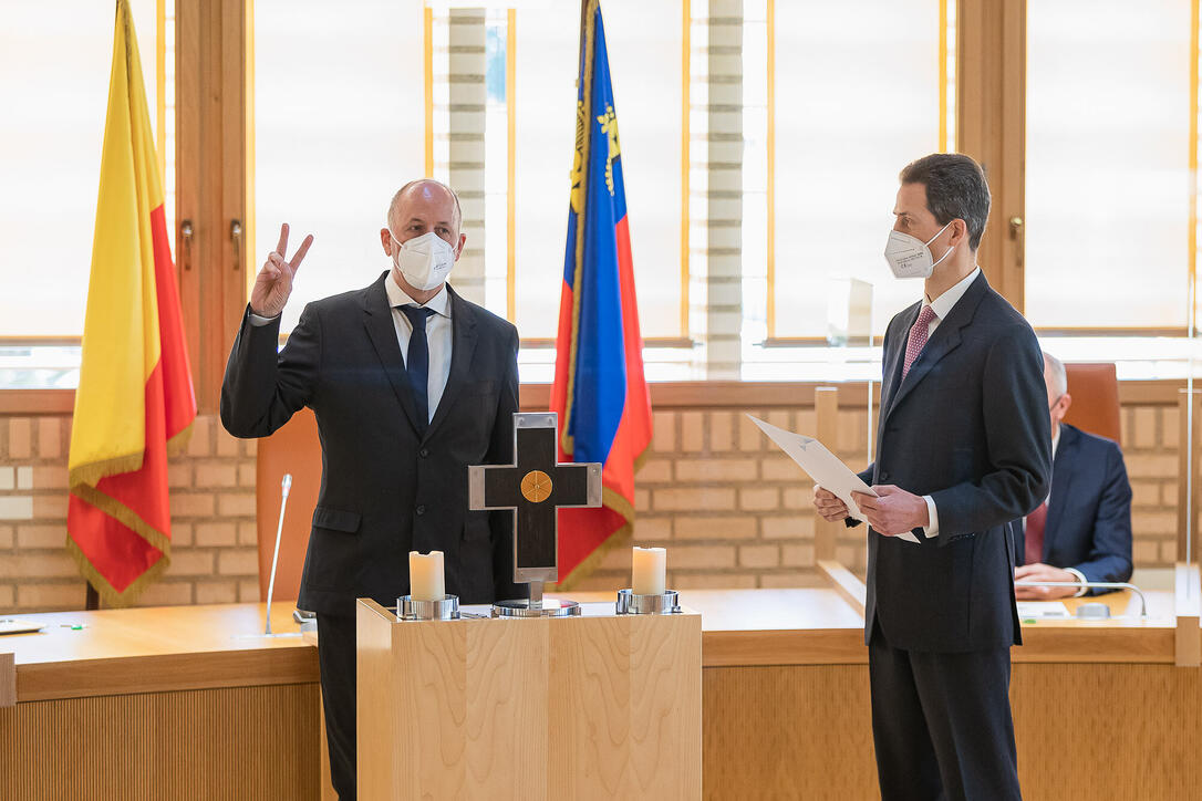 Landtagseröffnung 2021 in Vaduz