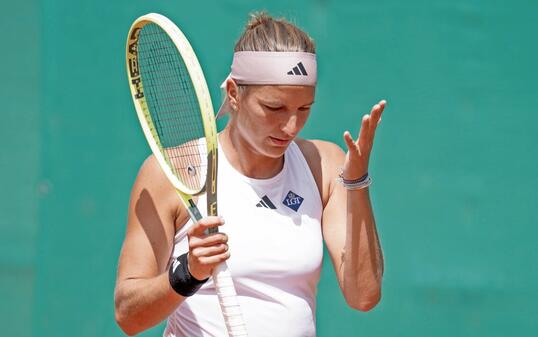 In der zweiten Runde beim ITF-W75-Turnier in Andr&eacute;zieux-Bouth&eacute;on ist f&uuml;r von Deichmann Schluss.