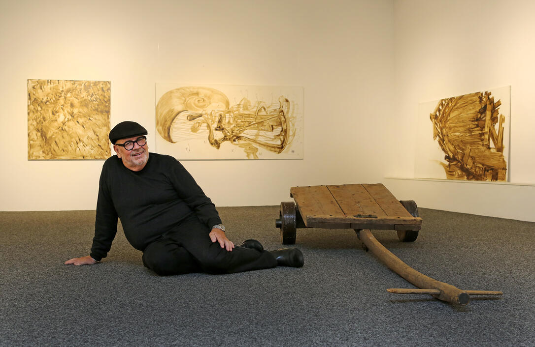 Vernissage zur Ausstellung: "Erdpech" von Daniel Stiefel, Schaan