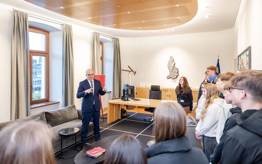 Besuch Realschule Vaduz