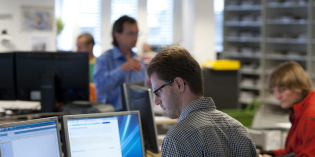 Einblick in die Redaktion der sda (Archiv) Einblick in die Redaktion der sda (Archiv)