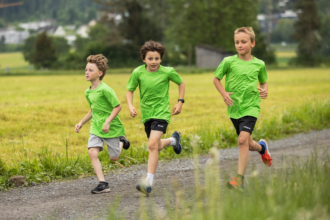 Sponsorenlauf der Primarschule Mauren