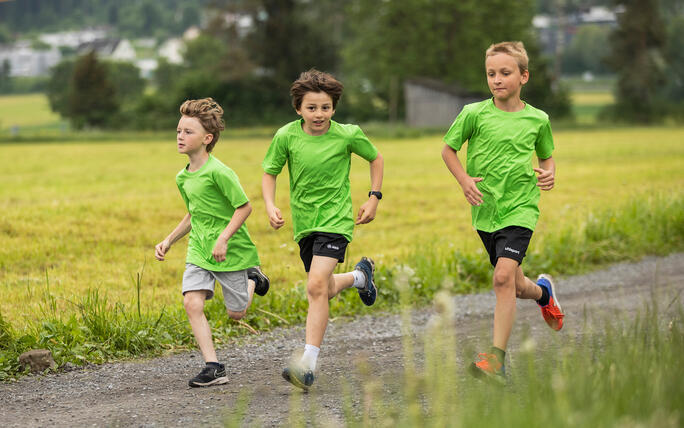 Sponsorenlauf der Primarschule Mauren