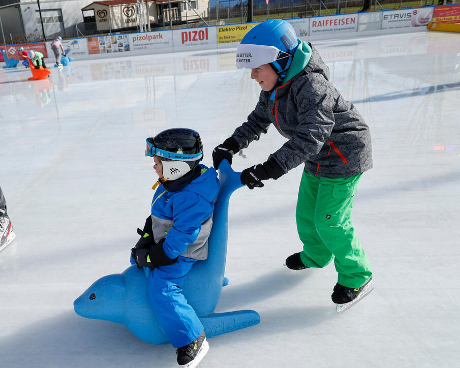 Iisfäscht in Sargans, St. Gallen, Schweiz.