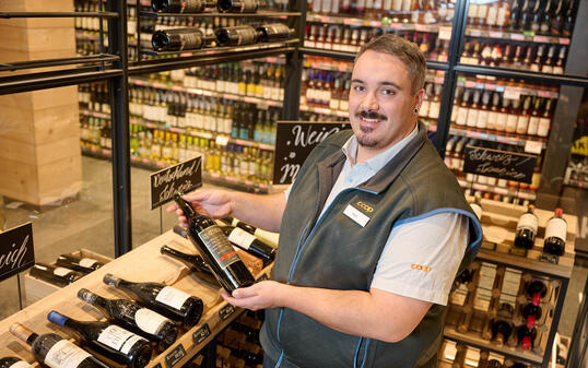 Joël Kindle, Geschäftsführer Coop in Eschen