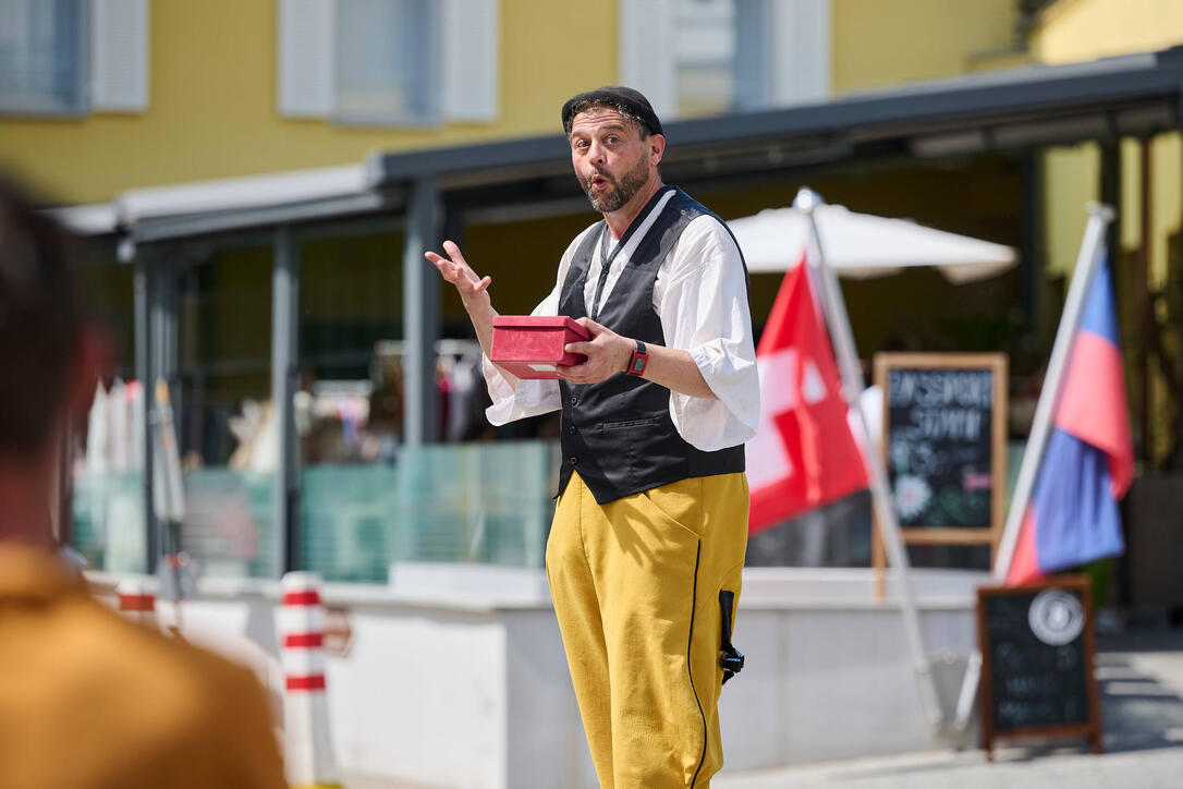Buskers Strassenkunstfestival in Vaduz