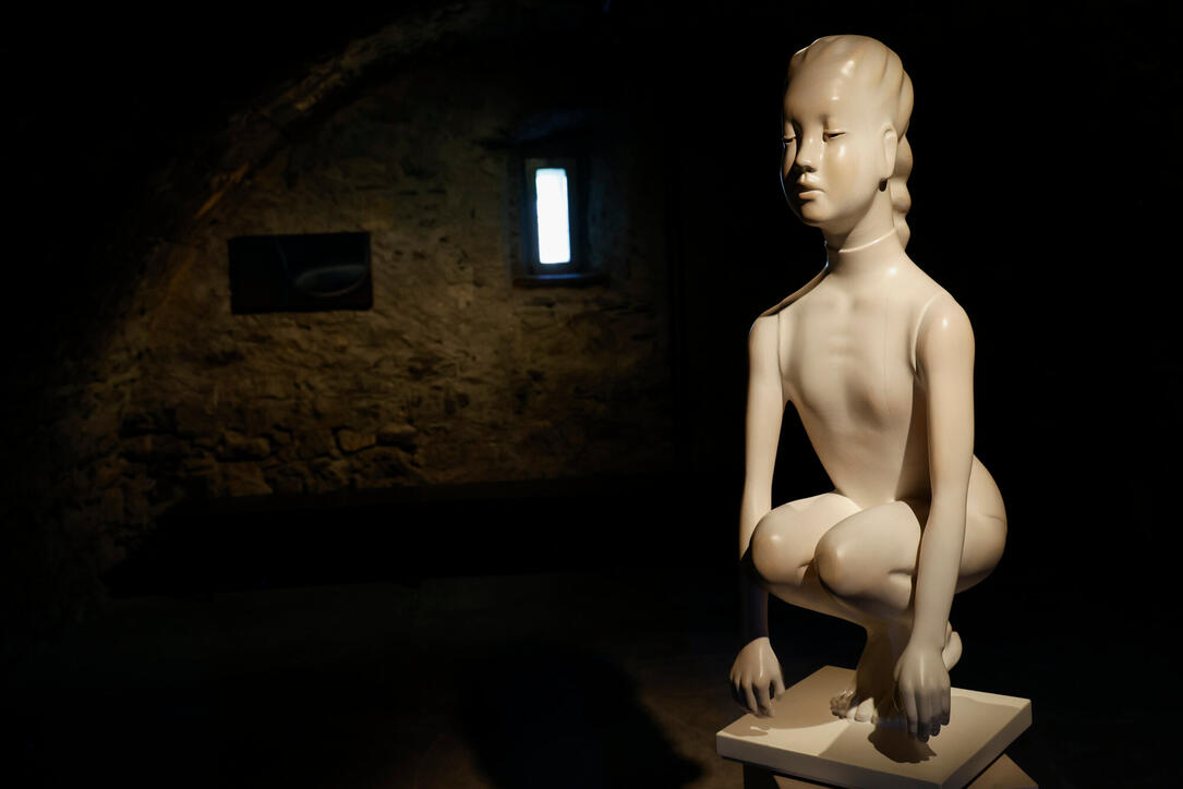 Vernissage &laquo;Interferenzen&raquo; mit Werken von Michael Tolloy und Patrick Kaufmann im Alten Pfarrhof  Balzers.