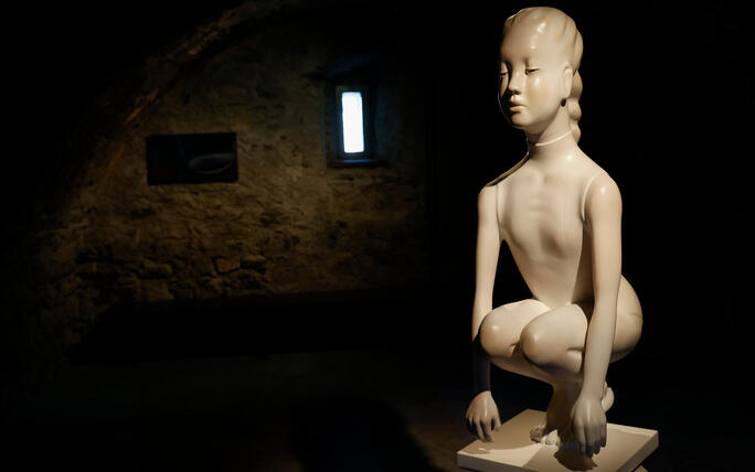 Vernissage &laquo;Interferenzen&raquo; mit Werken von Michael Tolloy und Patrick Kaufmann im Alten Pfarrhof  Balzers.