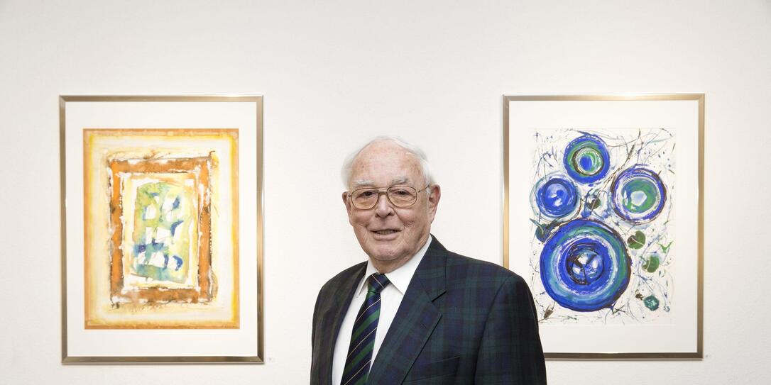 Vernissage Heinz Schwizer Domus Schaan 160121