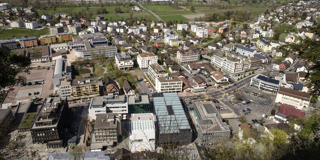Vaduz von oben Vaduz von oben