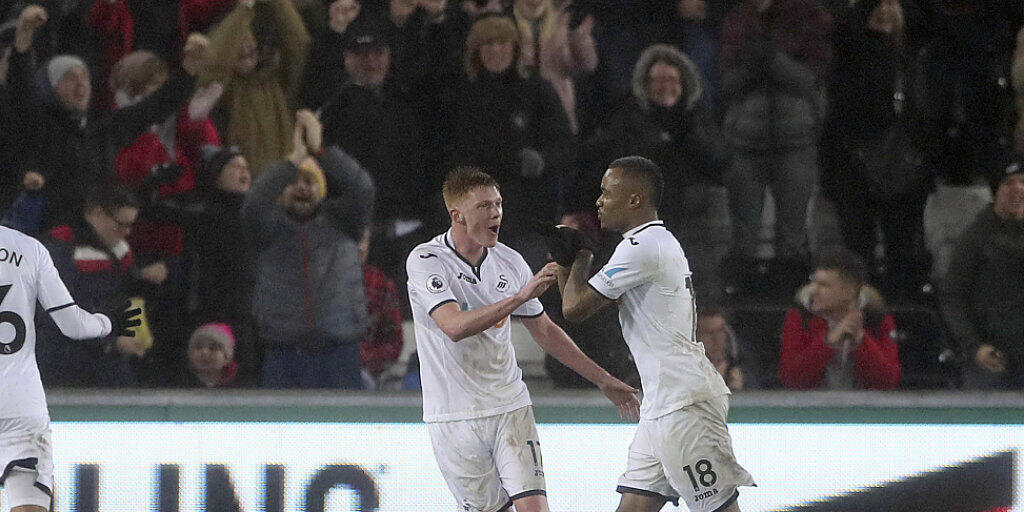 Brachte Swansea mit dem 2:1 gegen Arsenal auf Siegeskurs: Jordan Ayew (Nummer 18)