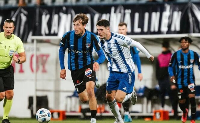 Jussi Niska (l.) geh&ouml;rt zu den Leistungstr&auml;gern des FC Inter Turku und ist gleichzeitig Teil des finnischen Nationalteams.