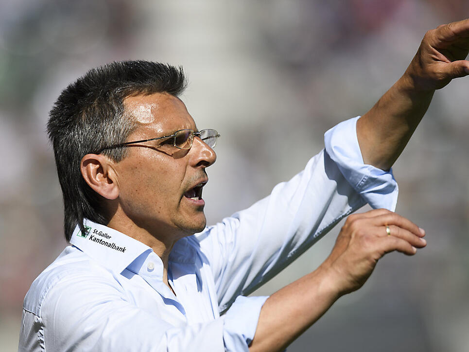 Boro Kuzmanovic muss alles aus der St. Galler Mannschaft herausholen