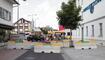 Strassensperre beim FL1 Life Festival in Schaan