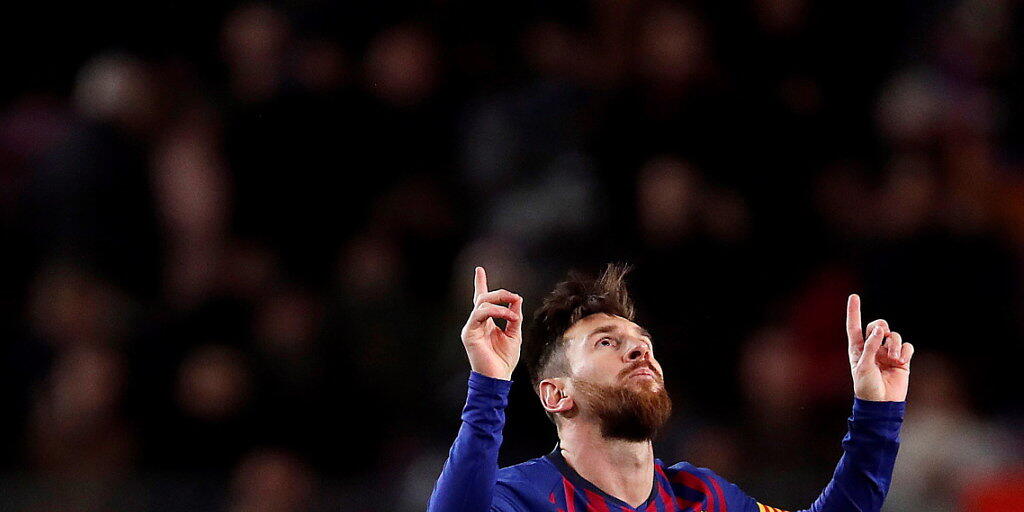 Lionel Messi rettete dem FC Barcelona mit zwei Toren einen Punkt gegen Valencia