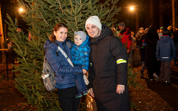 Nikolaus im Walde, Schellenberg (07.12.2024)